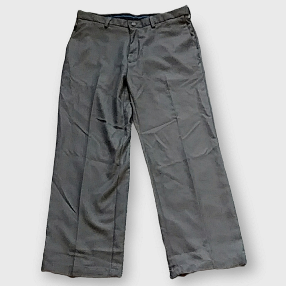 Haggar Men's Gray Dress Pant